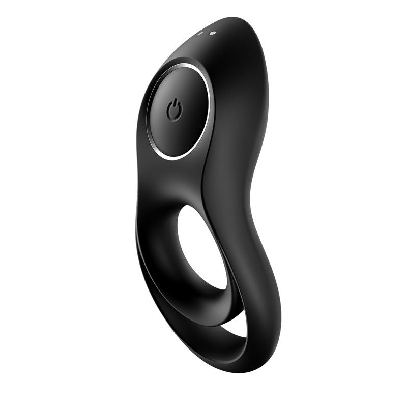 Satisfyer - legendary duo - vibrating  cock ring - Product side view  | Flirty Bay